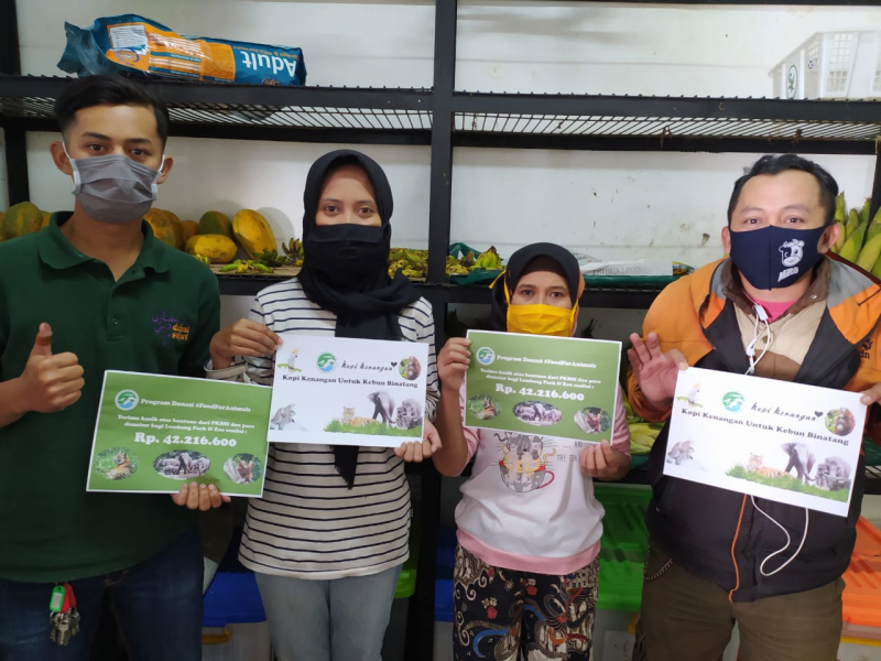 Donation Distribution for Lembang Park and Zoo